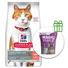 Hill's Science Plan Feline Young Adult Sterilised Cat Salmon 10 kg + stelja BREZPLAČNO