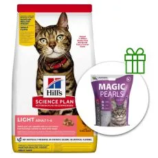 Hill's Science Plan Feline Adult Light Chicken 10 kg + stelja BREZPLAČNO
