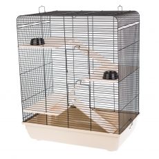 Kletka za glodavce Remy + wood 58 x 38 x 71,5 cm BEŽ