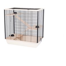 Kletka za glodavce FRODO + Wood 78 x 48 x 80 cm BEŽ