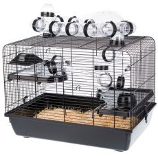 Kletka za hrčke JERRY II Galaxy ČRNA