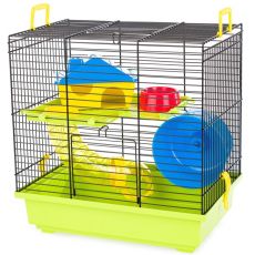 Kletka za hrčke TEDDY 1 COLOR s tunelom ZELENA
