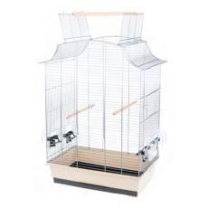 Kletka za papige GRETA CABRIO CHROME - 49,5 x 30,5 x 66 cm BEŽ
