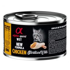 Alpha Spirit Cat Adult Chicken Sterilized 200 g