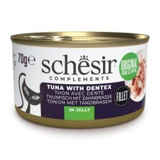 Schesir Dopolnila Cat Tuna s smučem v želeju 70 g