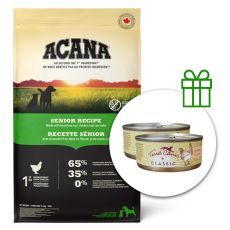 Acana Senior Recipe 11,4 kg + 2 konzervi Terra Canis BREZPLAČNO