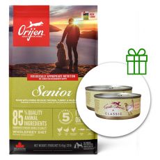 Orijen Senior 11,4 kg + 2 konzervi Terra Canis BREZPLAČNO