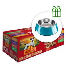 Propesko Dog vrečka GIGA BOX 48 x 100 g + skleda BREZPLAČNO