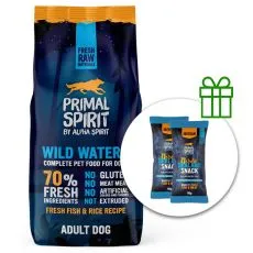 Primal Spirit Dog 70% Wild Waters morske ribe 12 kg + 2 x pribolj&scaron;ki BREZPLAČNO