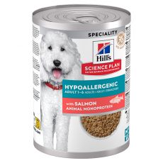 Hill's Science Plan Hypoallergenic konzerva za odrasle pse z lososom 363 g