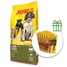 JOSIDOG Lamb Basic 15 kg + 5 x Josera Meat Sticks BREZPLAČNO