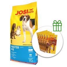 JOSIDOG Master Mix 15 kg + 5 x Josera Meat Sticks BREZPLAČNO