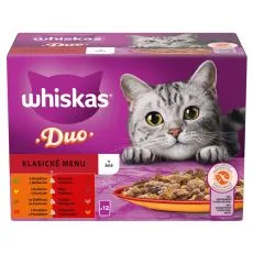Whiskas Duo Klasični meni v želeju 12 x 85 g