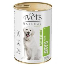 4Vets Natural Simple Recipe with Game 400 g