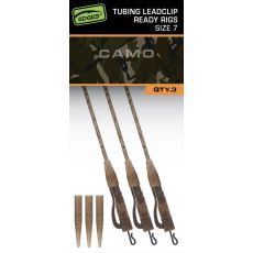 Edges Camo Tubing Leadclip Ready Rigs Size 7 3pcs