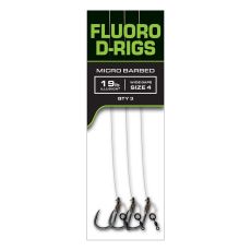 FOX Carp Ready Rigs - Fluoro D-Rig - 6 (x3)
