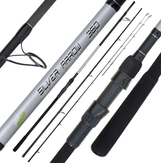 SENSAS Silver Arrow Feeder 12ft 3.6m/40-120g/3