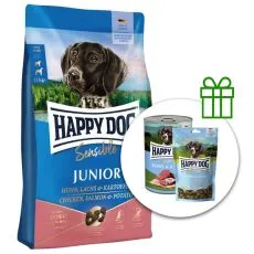Happy Dog Sensible Junior Chicken, Salmon and Potatoes 10 kg + 3 pločevinke BREZPLAČNO