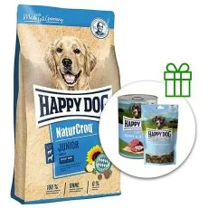 Happy Dog NaturCroq Junior 15 kg + 3 pločevinke BREZPLAČNO