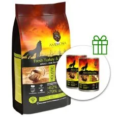 Ambrosia Adult All Breeds Fresh Turkey & Duck 12 kg + 2 pločevinke BREZPLAČNO
