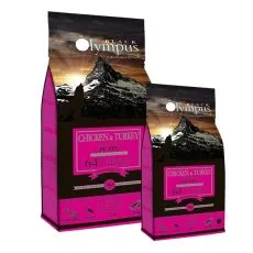 Black Olympus Puppy Chicken & Brown Rice 12 kg + 2 kg BREZPLAČNO