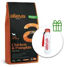 Alleva NATURAL dog chicken & pumpkin adult mini 12 kg + termo steklenica BREZPLAČNO