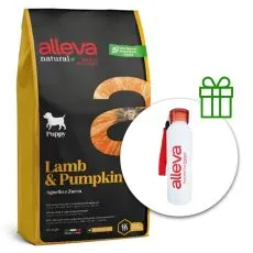 Alleva NATURAL dog lamb & pumpkin puppy all breeds 12 kg + termo steklenica BREZPLAČNO