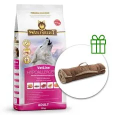WOLFSBLUT VetLine Hypoallergenic 12 kg + Potovalna odeja BREZPLAČNO