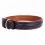 Usnjena pasja ovratnica SOFT - 38-49 cm, 25 mm, črno-rjava
