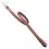 Usnjen pasji povodec Collar Soft - 122 cm, 13 mm - rjavo-črn