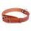 Usnjena pasja ovratnica COLLAR, rjava 38 &ndash; 50 cm, 25 mm