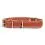 Usnjena pasja ovratnica - 22-30 cm, 10 mm - rjava