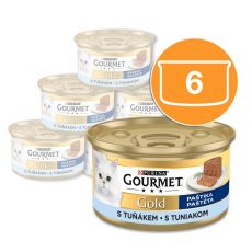 Pločevinka Gourmet GOLD - pašteta s tunino, 6 x 85g