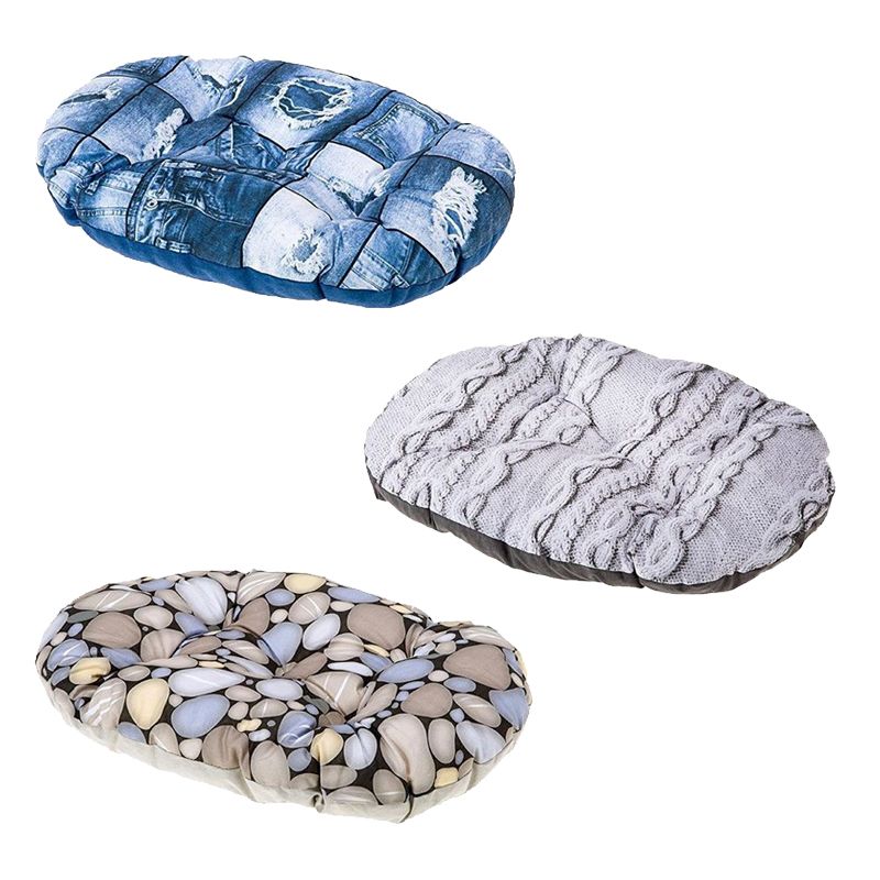 Blazina za pse RELAX C 45/2 z vzorci - ovalna, 43 x 30 cm