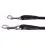 Nastavljiv okrogel povodec Soft 125-183 cm, 10 mm - črn