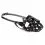 Usnjen pasji nagobčnik Collar, črn &ndash; ovčar