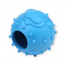 Žoga za pasje priboljške – modra, 6,5 cm