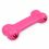 Gumijasta kost za psa, roza – 11 cm