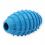 Rugby pasja žoga z zvončkom - modra, 10 cm 