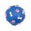 Vinilna žoga s kostmi in tačkami 9 cm