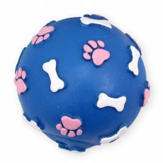 Vinilna žoga s kostmi in tačkami – 7,5 cm