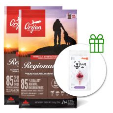 Orijen Regional Red Dog 2 x 11,4 kg + Arpalit NEO BREZPLAČNO