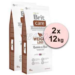 Brit Care Weight Loss - Rabbit & Rice 2 x 12kg