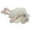 Piskajoča bela ovca iz pliša, 35 cm
