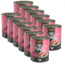 Konzerva za mačke Leonardo, perutnina 12 x 800 g