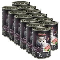 Mokra hrana za mačke Leonardo - zajec 12 x 400g