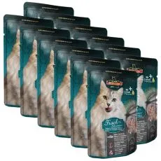 Vrečka hrane Leonardo ribe in rakci, 12 x 85 g