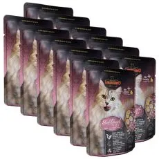 Vrečka hrane Leonardo perutnina in jajca, 12 x 85 g