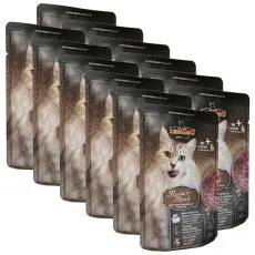 Vrečka hrane Leonardo me&scaron;ano meso, 12 x 85 g