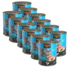 Konzerva hrane za mačje mladiče Leonardo Kitten 12 x 800 g